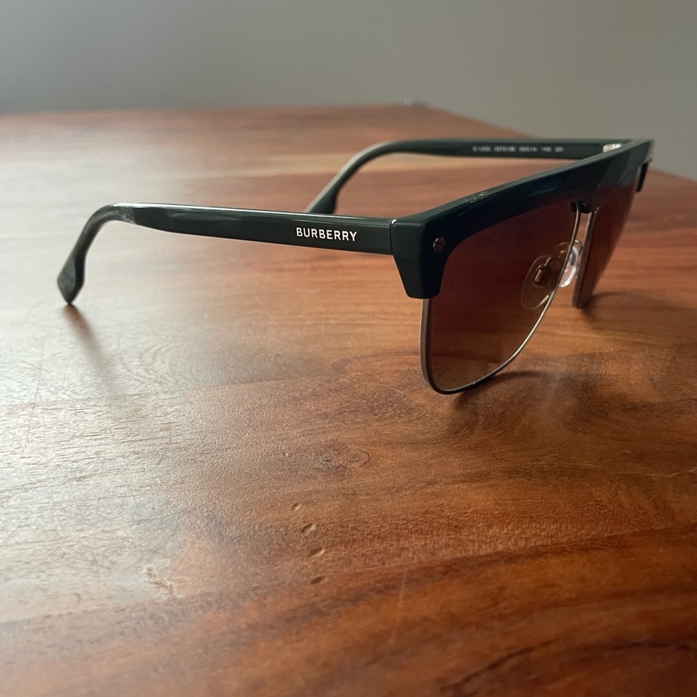 Burberry William Sunglasses - Green Acetate (NWOT)